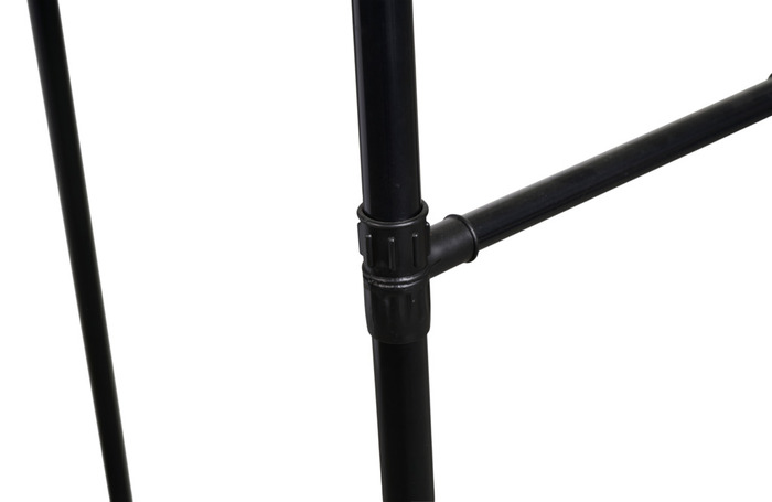 Klesstativ dobbelt svart 74,5 cm - DAY